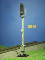 Alphamodell, Spur H0, Konvolut 5810/5811, H/V 2-begriffiges Hauptsignal (Rot / Grün) Blocksignal (3 Stk.) / Hauptsignal mit Vorsignal am Mast (4 Stk.)